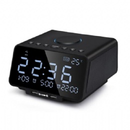 K9 Hotel Alarm Clock Radio Bluetooth Speaker